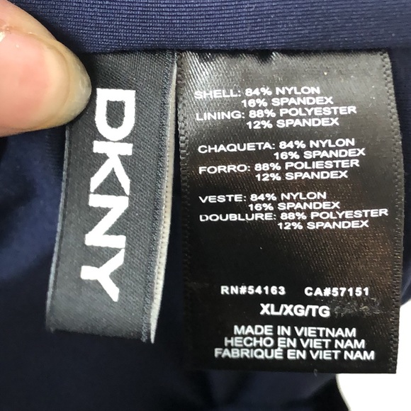 NWT DKNY Women's Colorblocked Bandeau Bikini Top Surf The Web Citrus SIZE XL - Picture 7 of 10